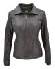 WOMAN LEATHER JACKET CODE: 05-W-150030 (D.BROWN)